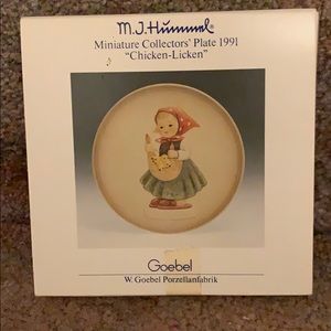 Goebel Miniature  Plate “Chicken-Licken”